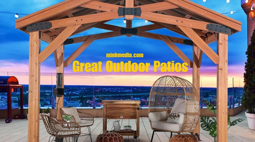 Creating the perfect great outdoor patios transforms your backyard into an extension of your home. It’s where you relax, entertain, and add value to your property